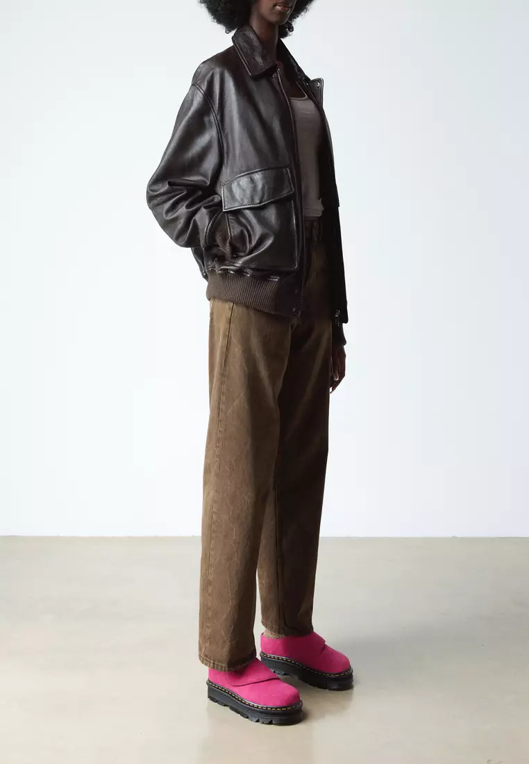 Zebzag AnyWair Suede Fuchsia Pink Mules - Men