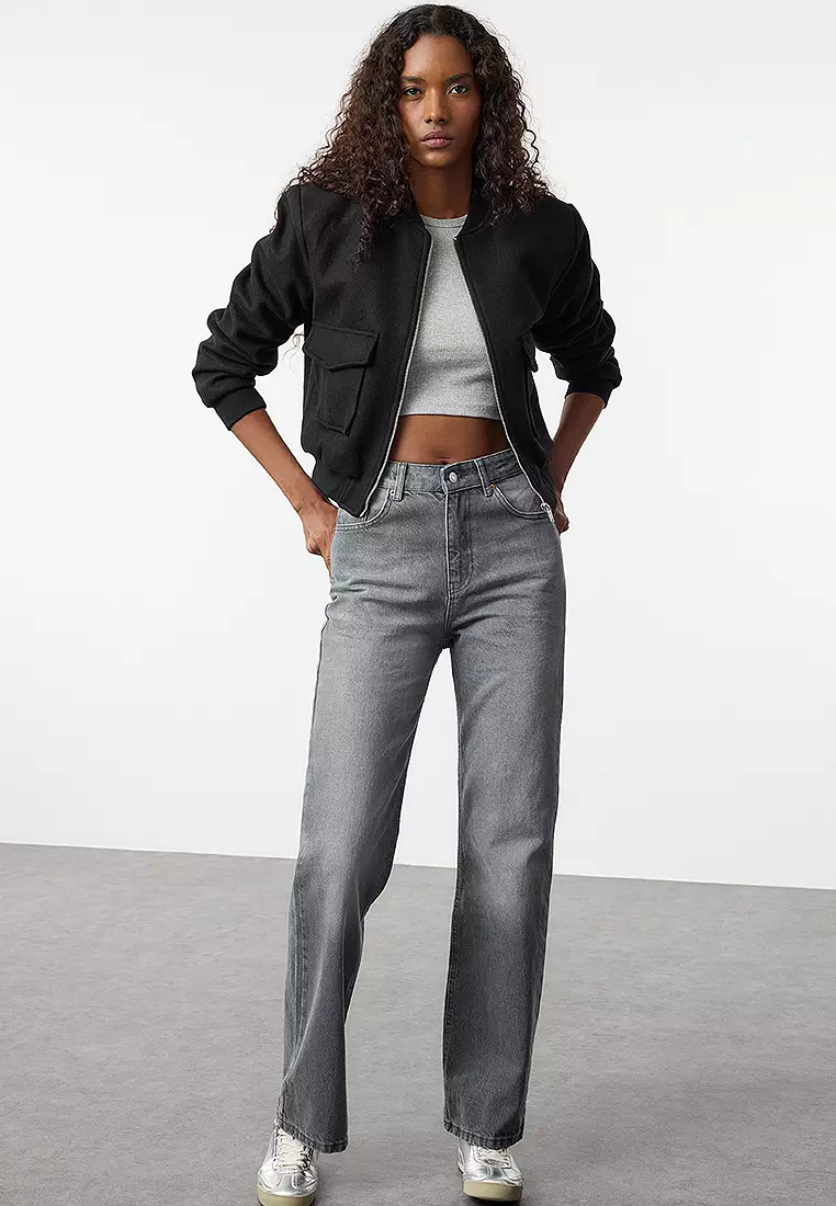 High Waist Wide Leg Jeans