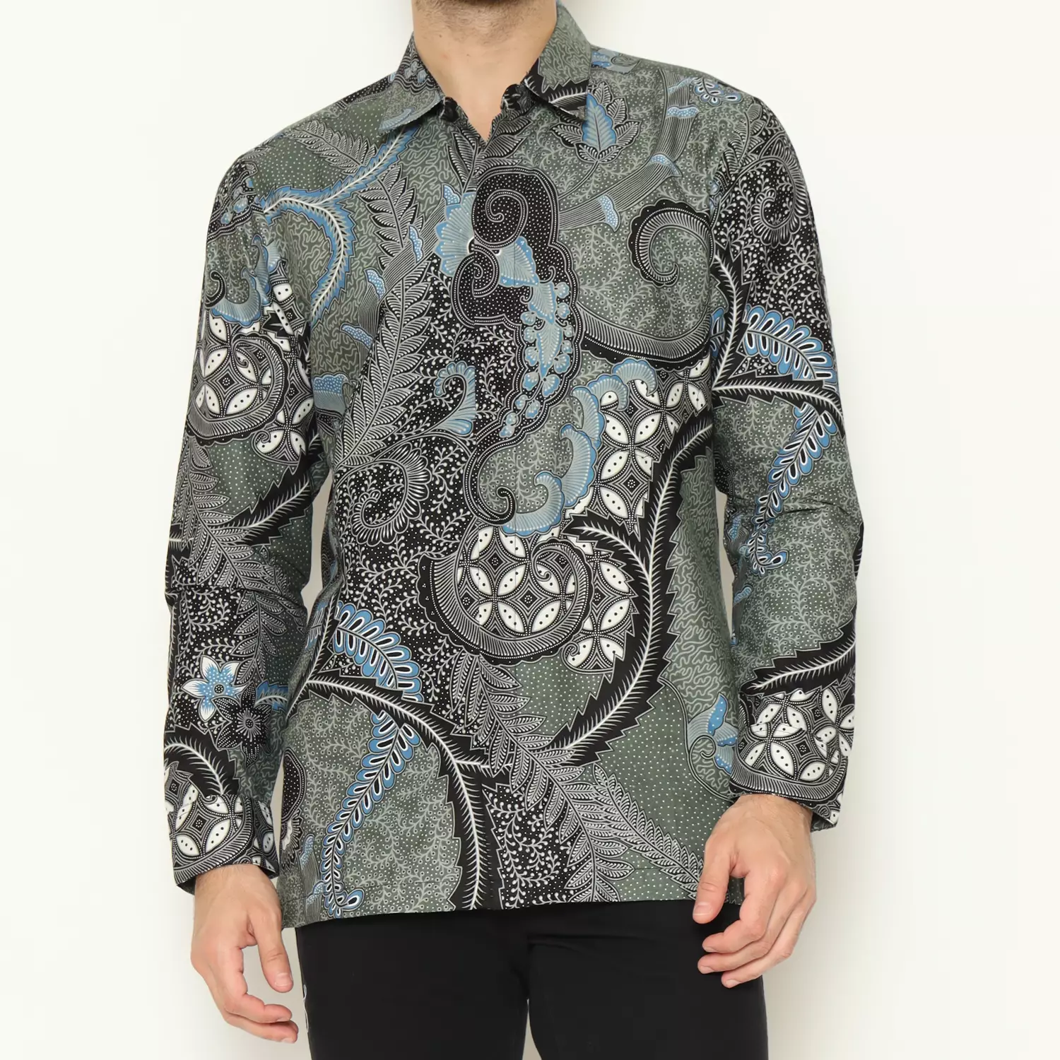 Kemeja Batik Pria - Bhatara Batik Landon - Atasan Kemeja Batik Lengan Panjang