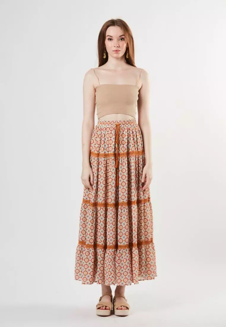 Bohemian skirts outlet online india