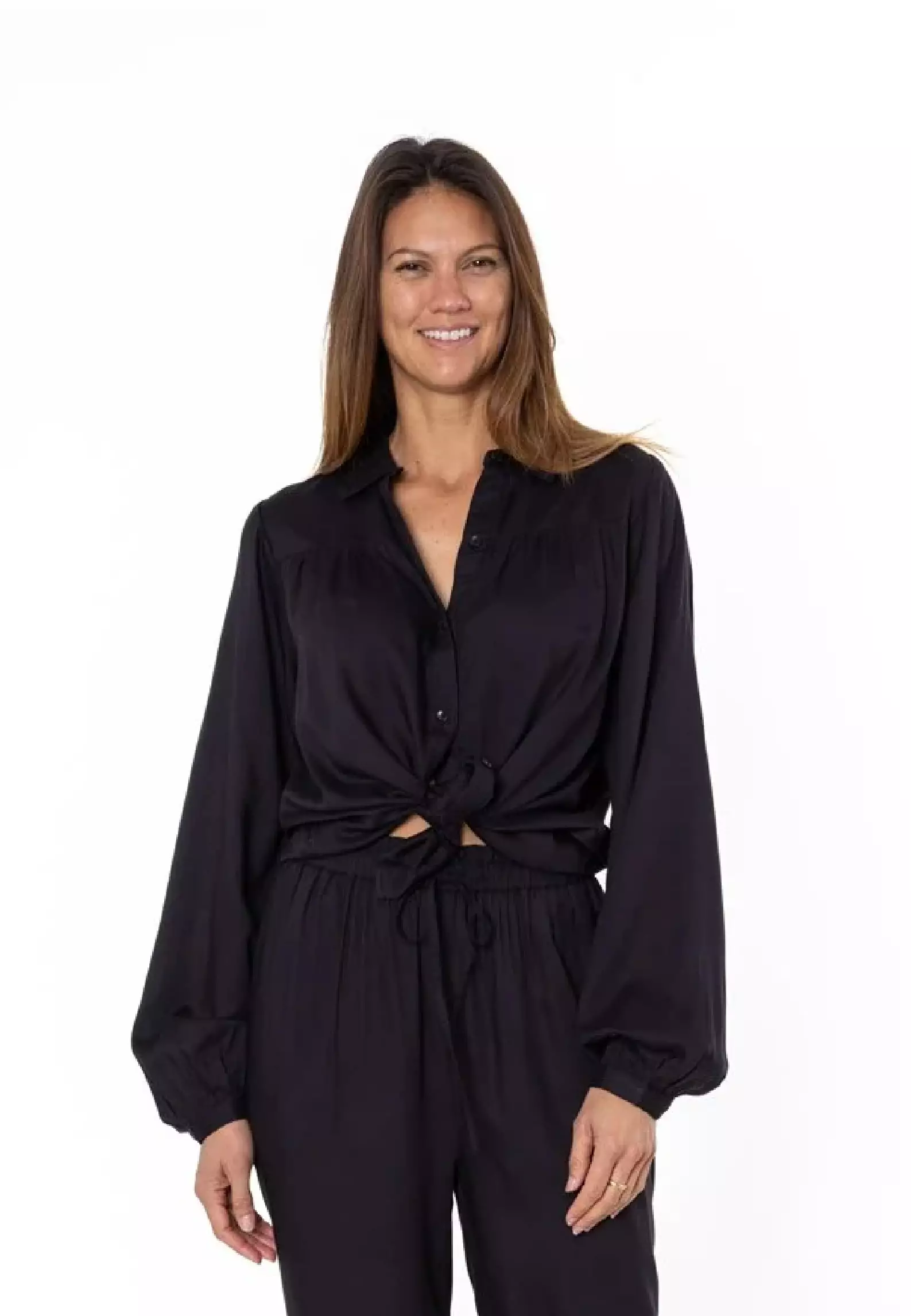 STARDOM WOVEN LS TOP