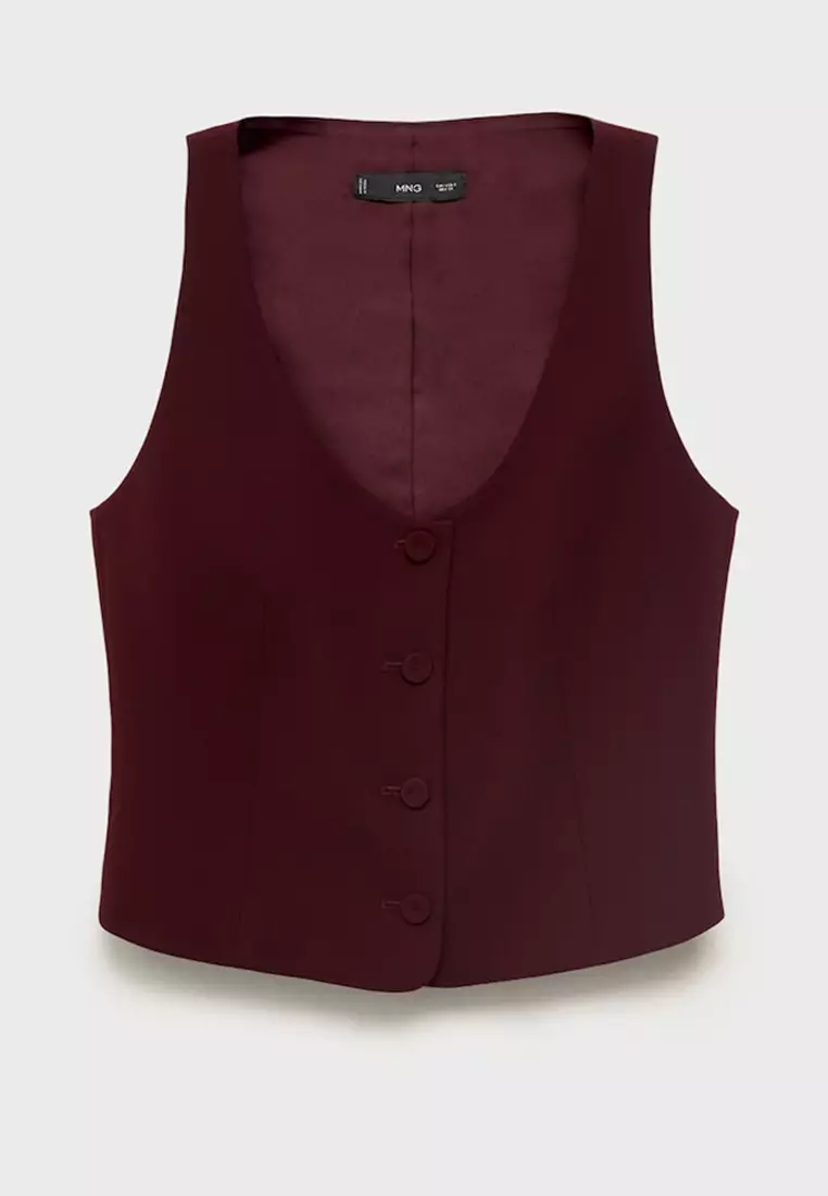 Suit Waistcoat With Buttons