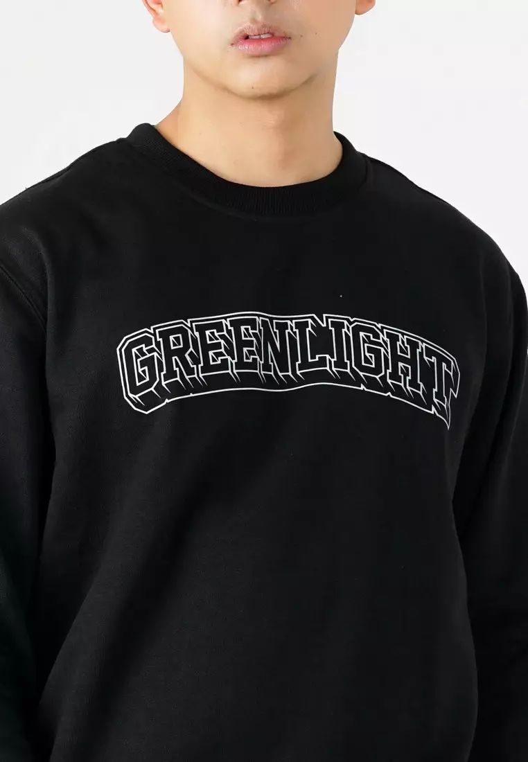 Greenlight Men's Jacket Crewneck Sweatshirt Regular Fit Fleece GL Type OL-C050425