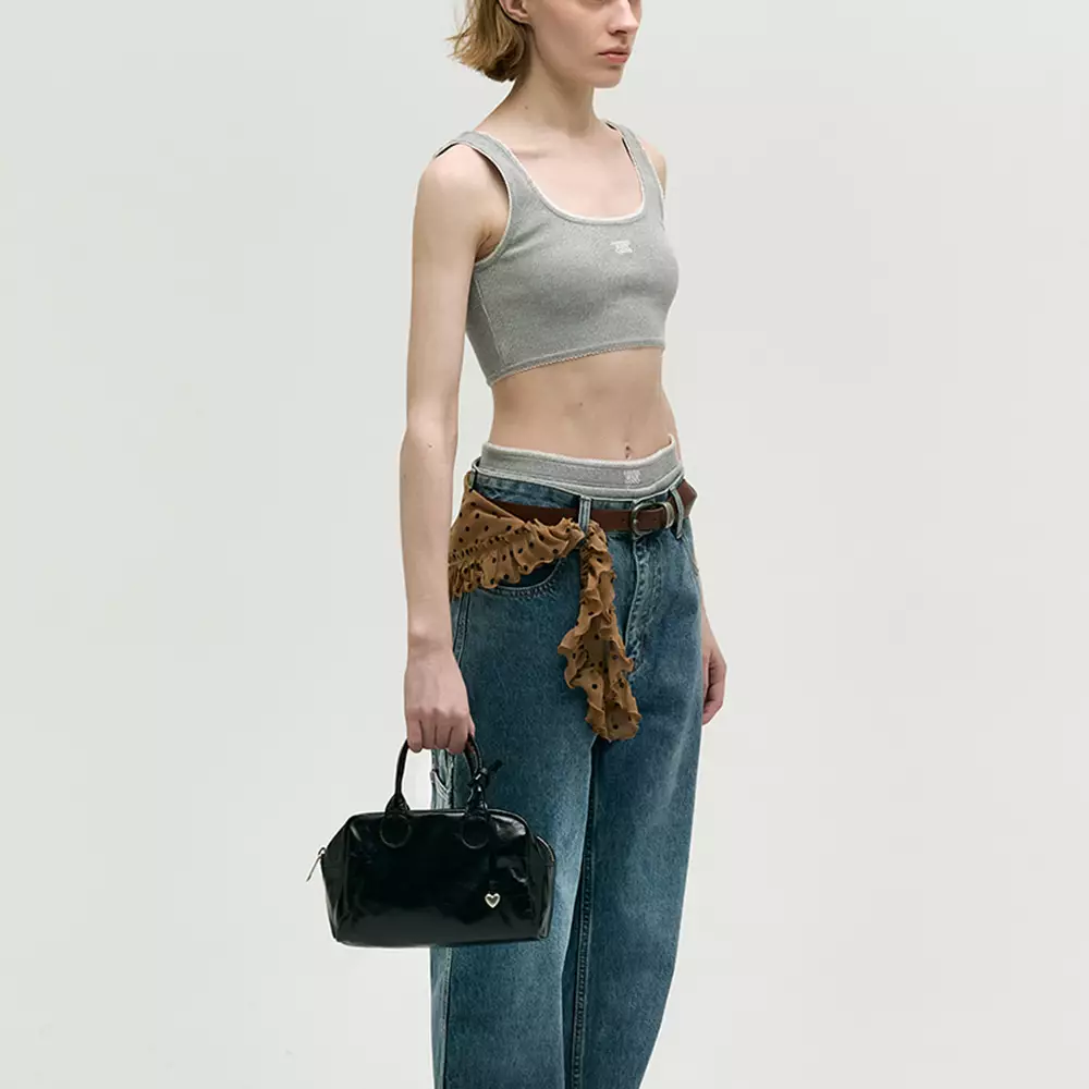 [4.4PRIL KEJUTAN HARGA] Soft Bowling Bag Crinkle Black