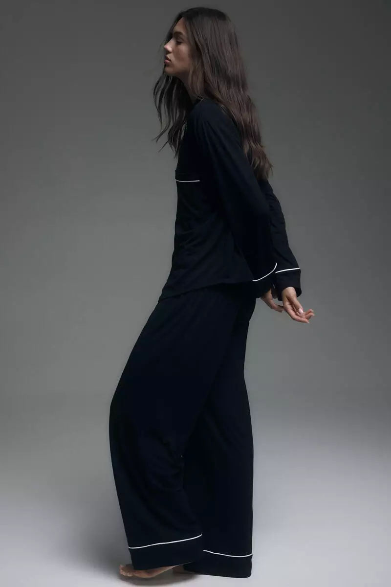 Viscose-blend pyjamas