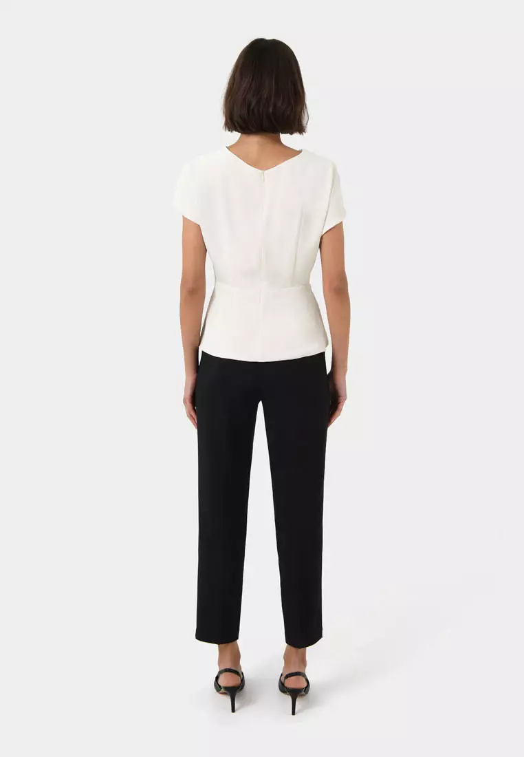 Bonnie Gathered Peplum Top