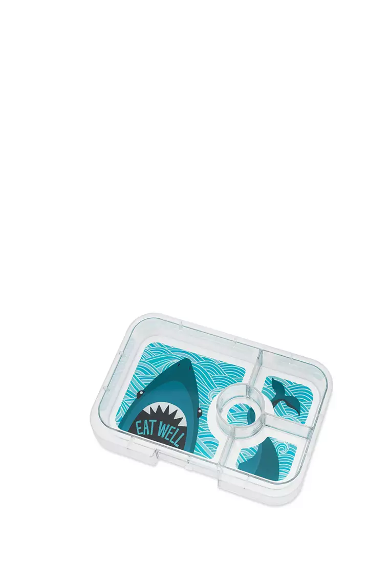 Yumbox Tapas 4C True Blue Shark - Kotak Makan - Kotak Bekal Anak dan Dewasa