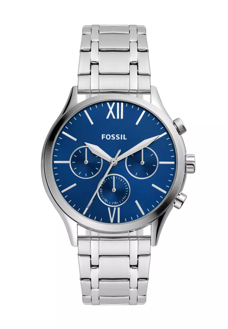 Fossil Male's Fenmore silver Stainless Steel Watch BQ2808