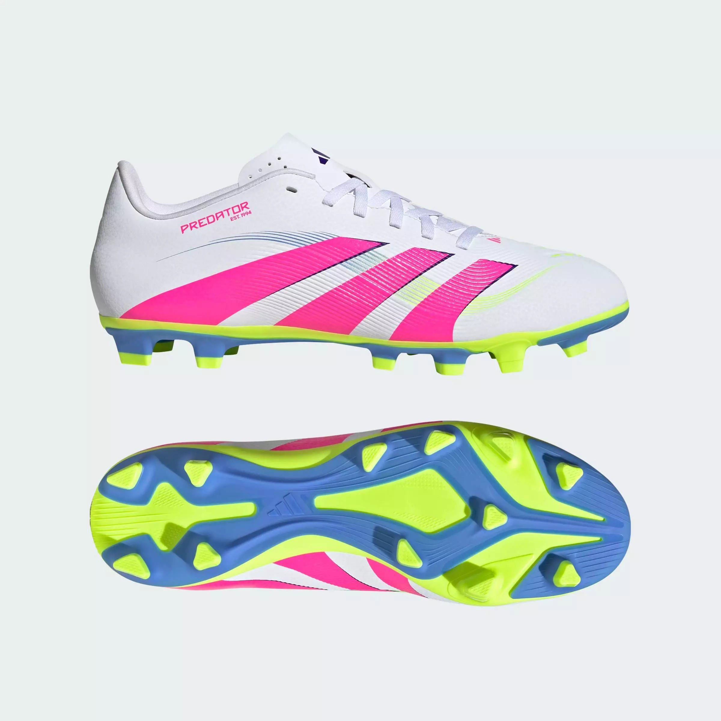 Football Predator Club Firm/Multi-Ground Boots Unisex White ID1323