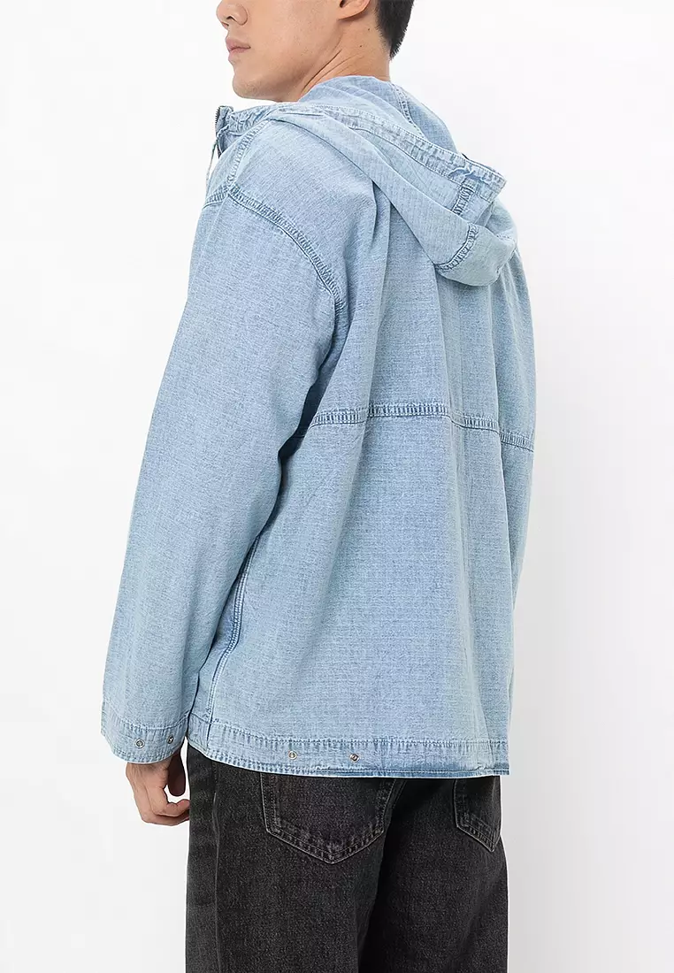 Buy GAP Denim Ripstop Anorak Jacket 2025 Online | ZALORA Philippines