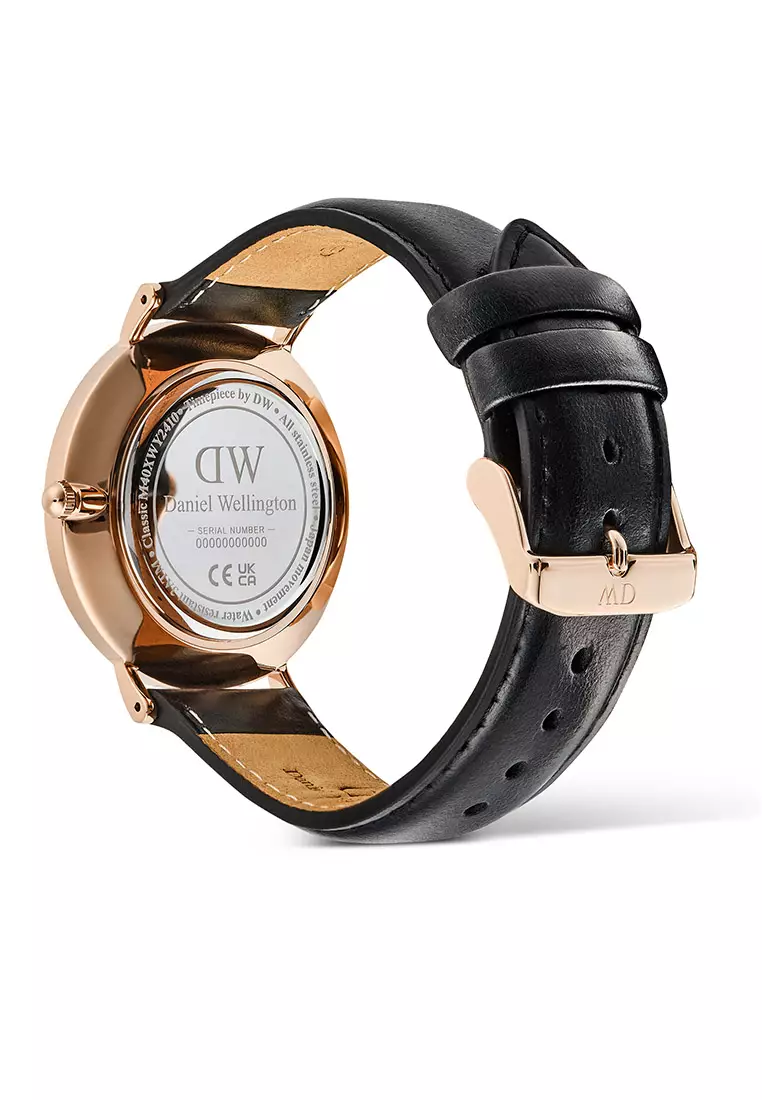 Classic 40mm Multi-Eye Sheffield Off-White Silver Sunray Rose Gold Men Watch stainless steel Leather strap watch DW Official Authentic Original