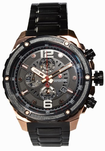 Expedition - Jam Tangan Pria - Rosegold - Stainless Steel - 6732MCBBRBA