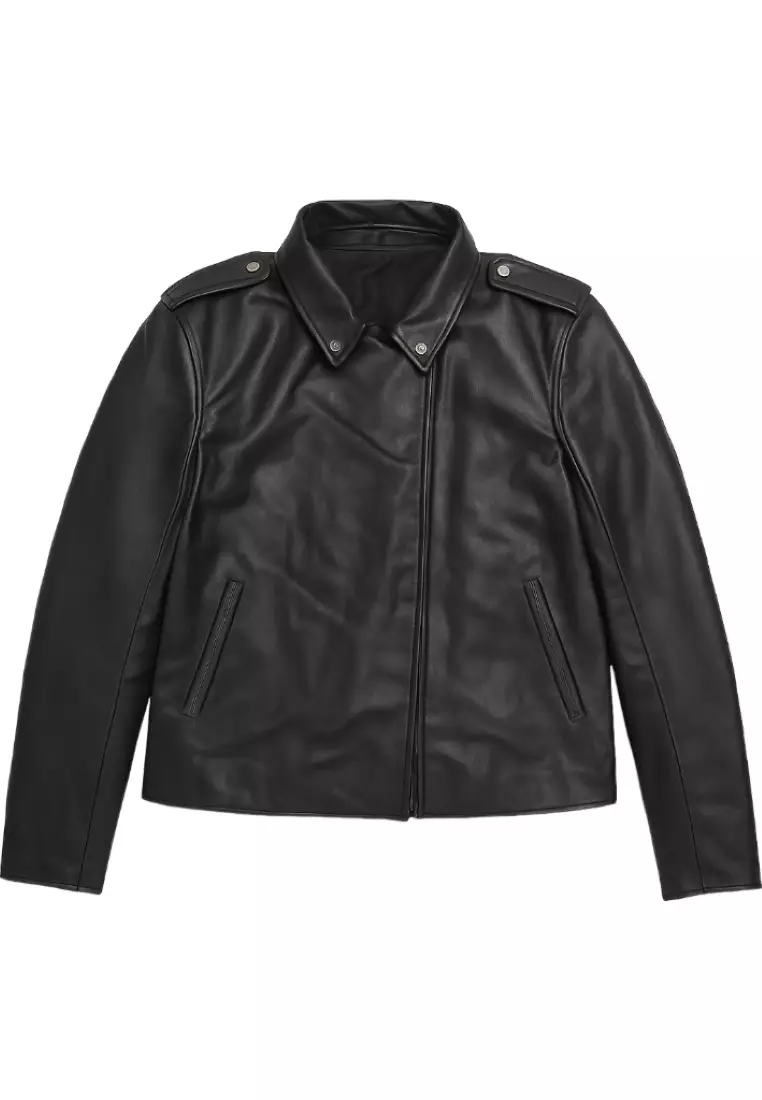 Real Leather Jacket Black- Lamb skin Jacket- Jacket for Men- Oxhide 952