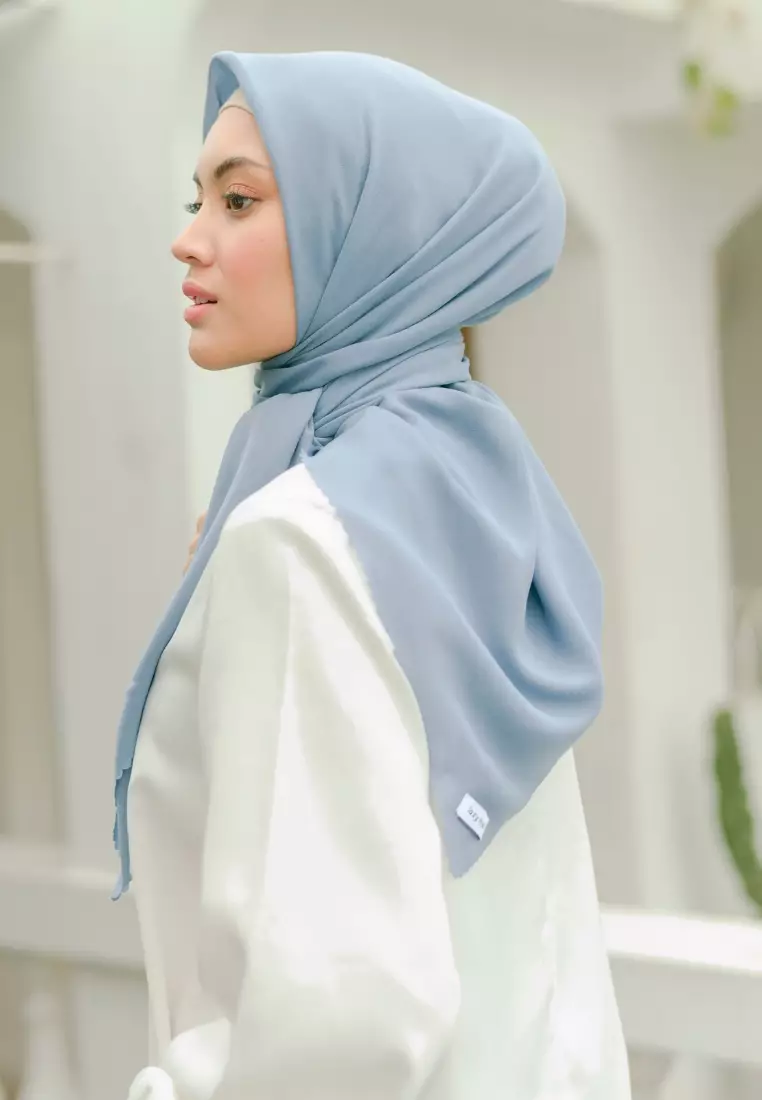 Haraa Voal Steel Blue