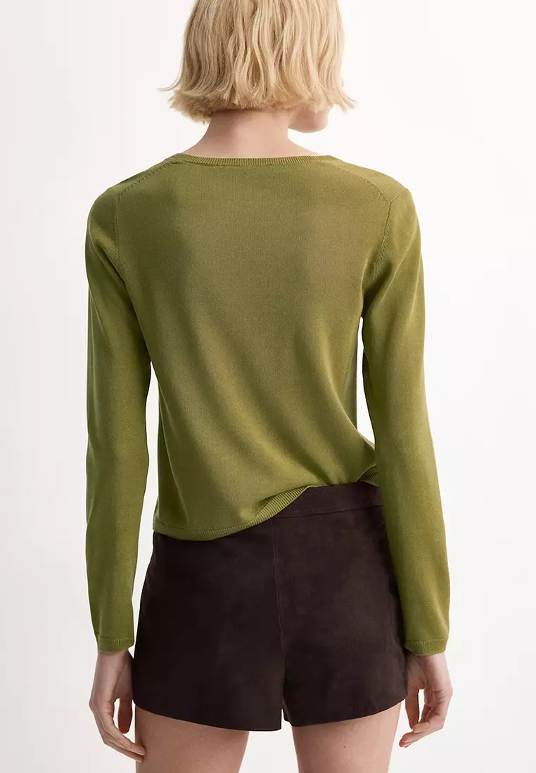 Long-Sleeves Knitted Sweater