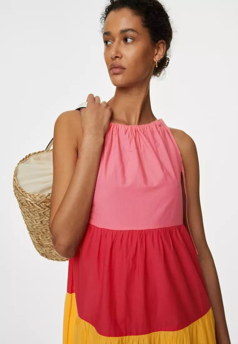 Colour block dress on sale marks and spencer