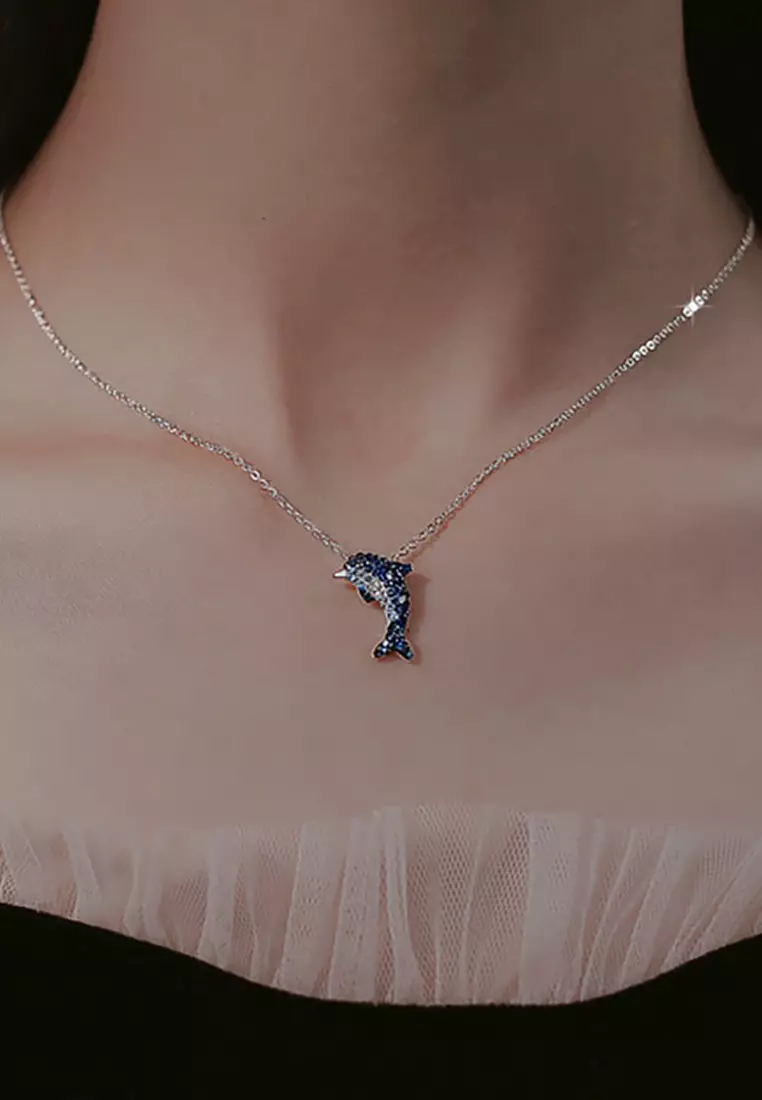 Dolphin necklace cheap store