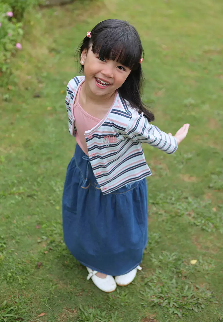 Kardigan Anak Perempuan/ Cardigan Set Girl/ Rjg Picnic Time