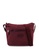 Bagstation red Crinkled Nylon Multi-Compartment Sling Bag B4ECDAC6C93306GS_1