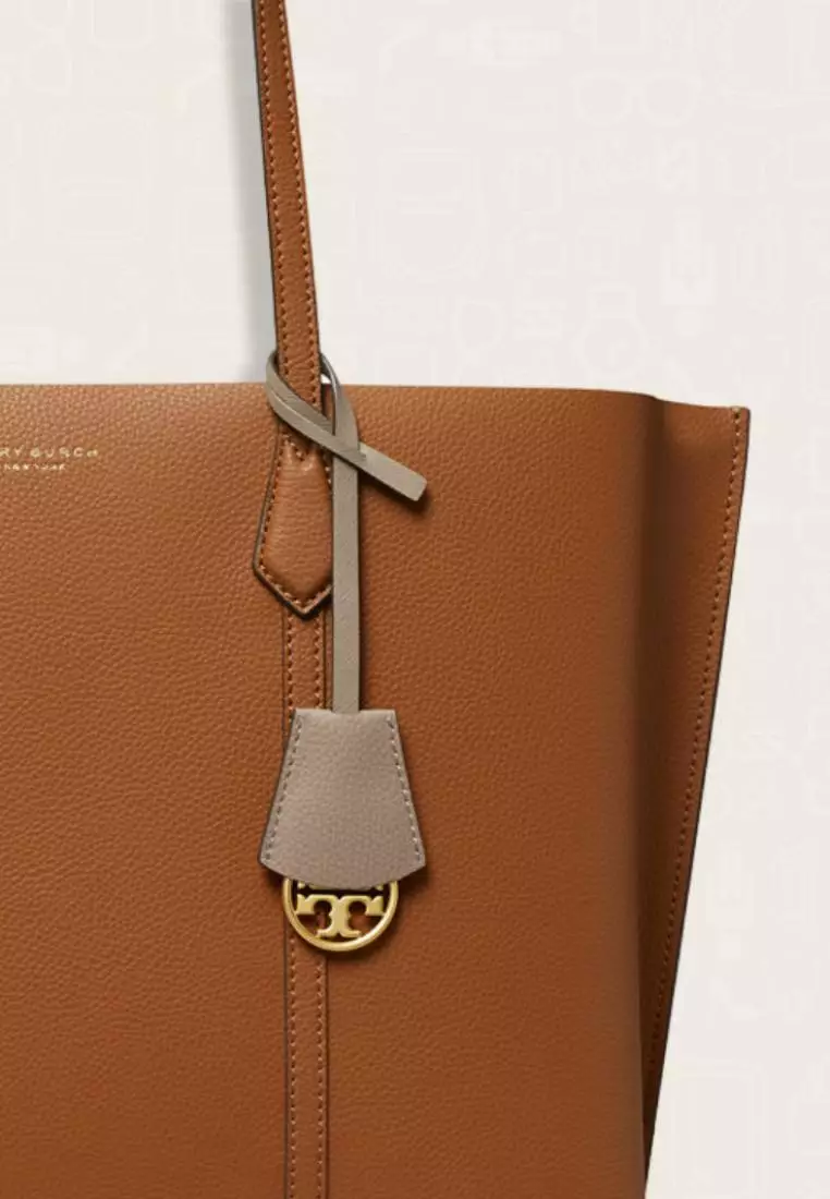 Tory Burch Perry Triple-Compartment Tote Bag Light Umber