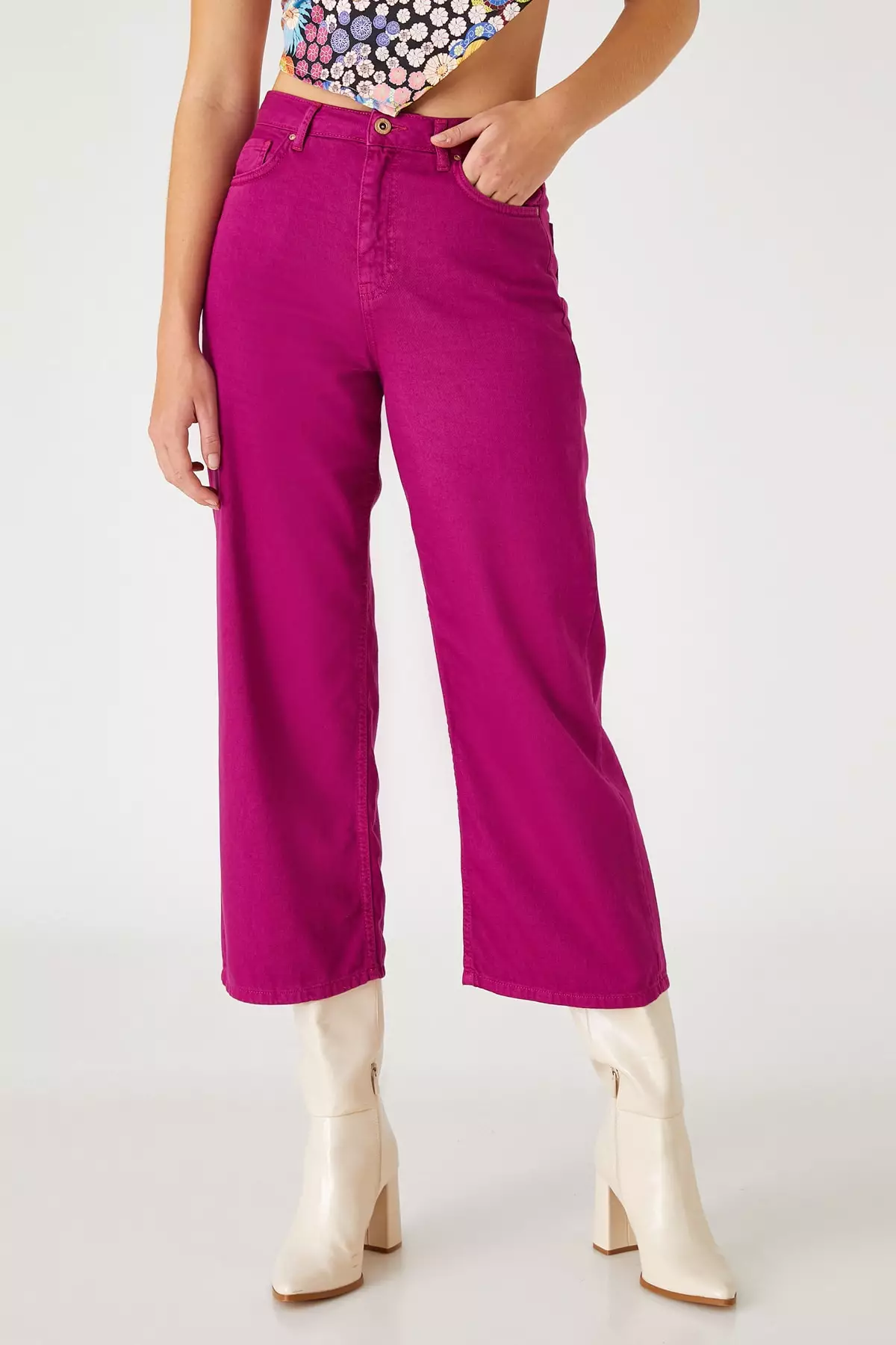 Fuchsia Jeans