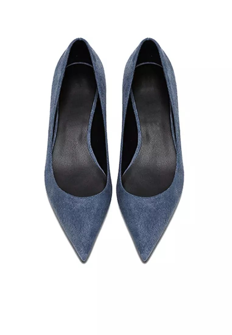 3CM Uniform Pointed High Heel Shoes HZL132