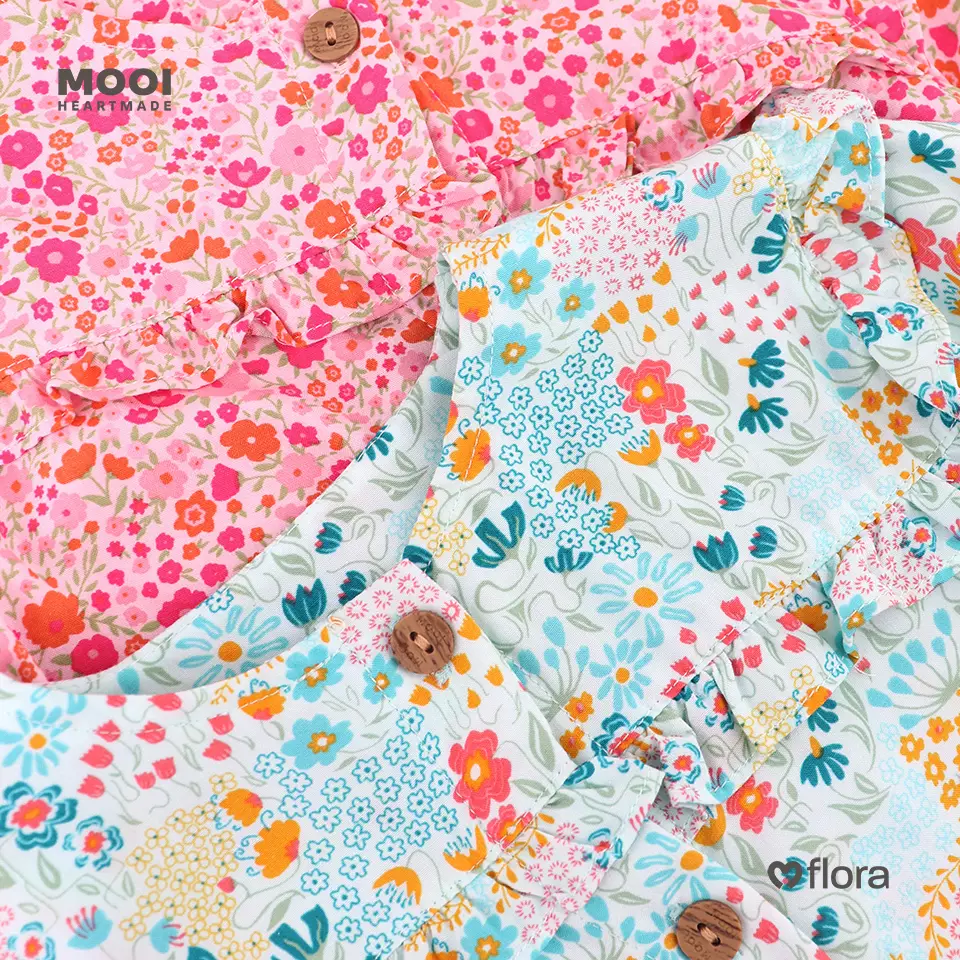 Mooi Atasan Anak Perempuan Elody Top - Yellow