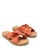 Noveni orange Canvas Sandals 77BA9SH2E915F1GS_2