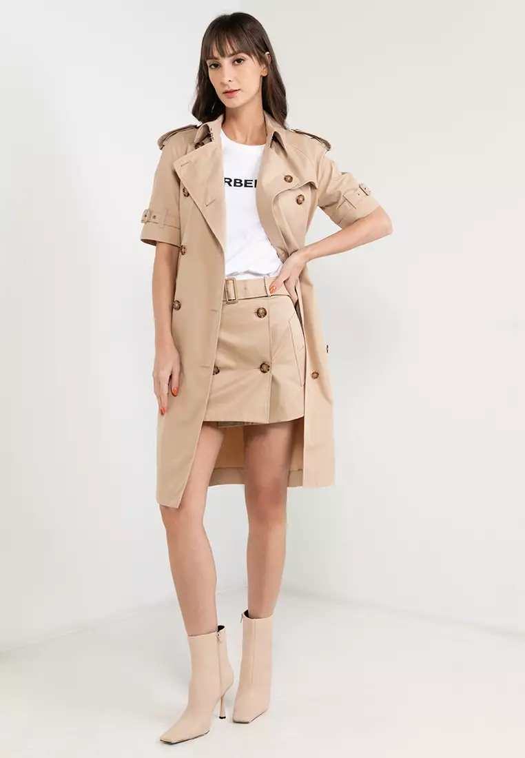 Buy Burberry Short Sleeves Trench Coat ik 2024 Online ZALORA