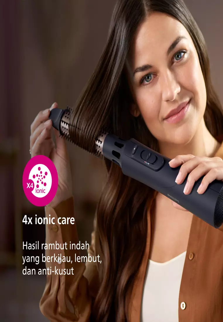 Philips  | Airstyler  | Catokan Curly | Rambut Ekstra Shiny Seperti dari Salon | 5 Aksesoris | BHA530/00