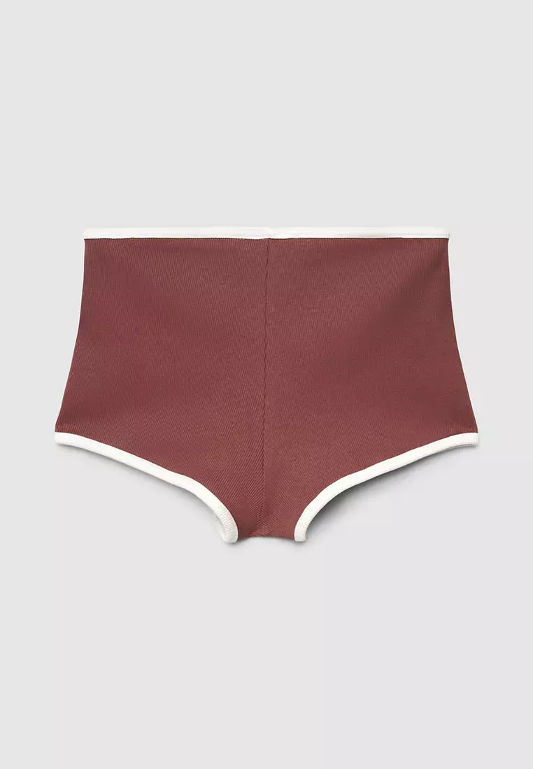 Women's Ribbed Knit Short Leggings