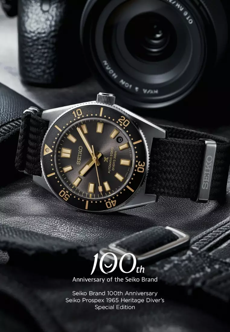 Seiko Prospex 1965 Heritage Diver’s 3-Days 300m in Tide Grey Dial – 100th Anniversary of Seiko Special Edition SPB455J1