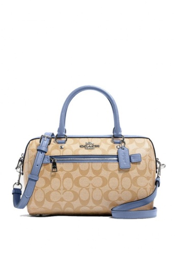 Buy Coach Coach Rowan Satchel In Signature Canvas 2021 Online Zalora Singapore
