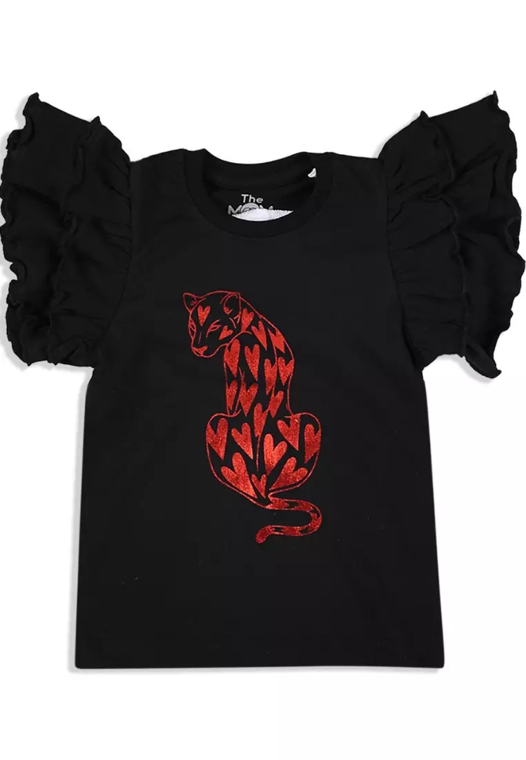 Li'l Panther Girls Top And Skirt Set