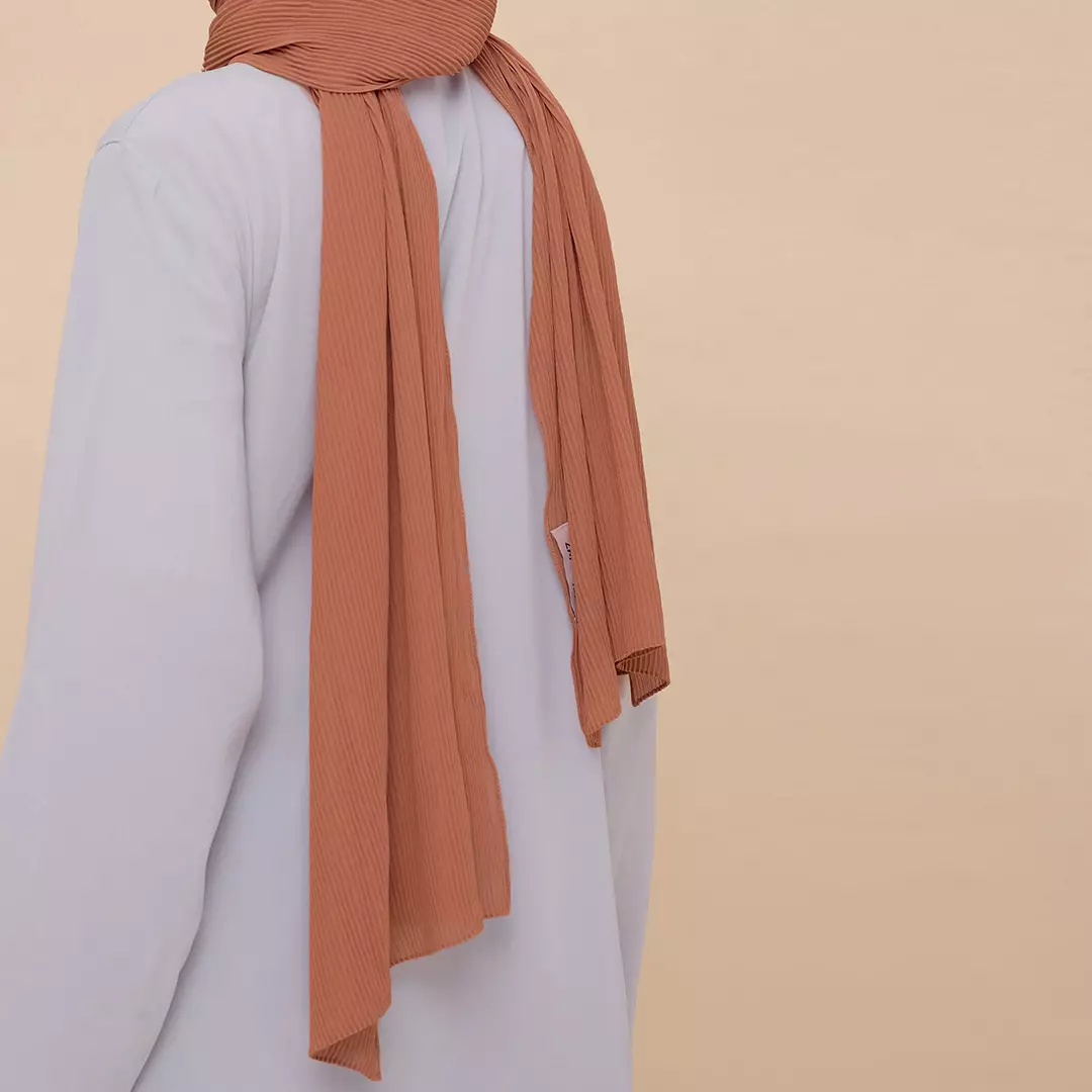 ZM Zaskia Mecca - Kyomi Earth Tone Copper Pashmina