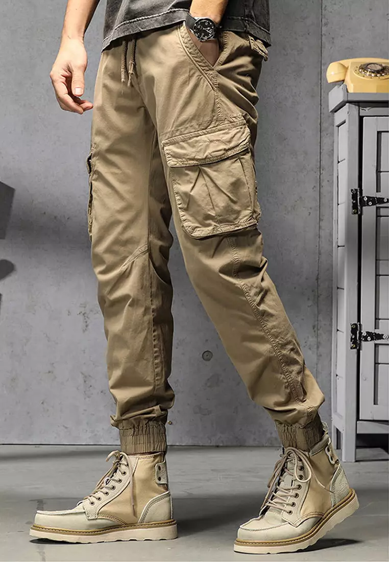 Functional Style Pockets Cargo Pants GJL601