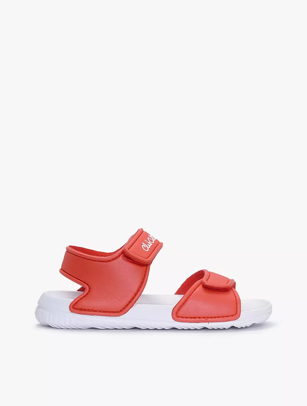 Red sandals payless store