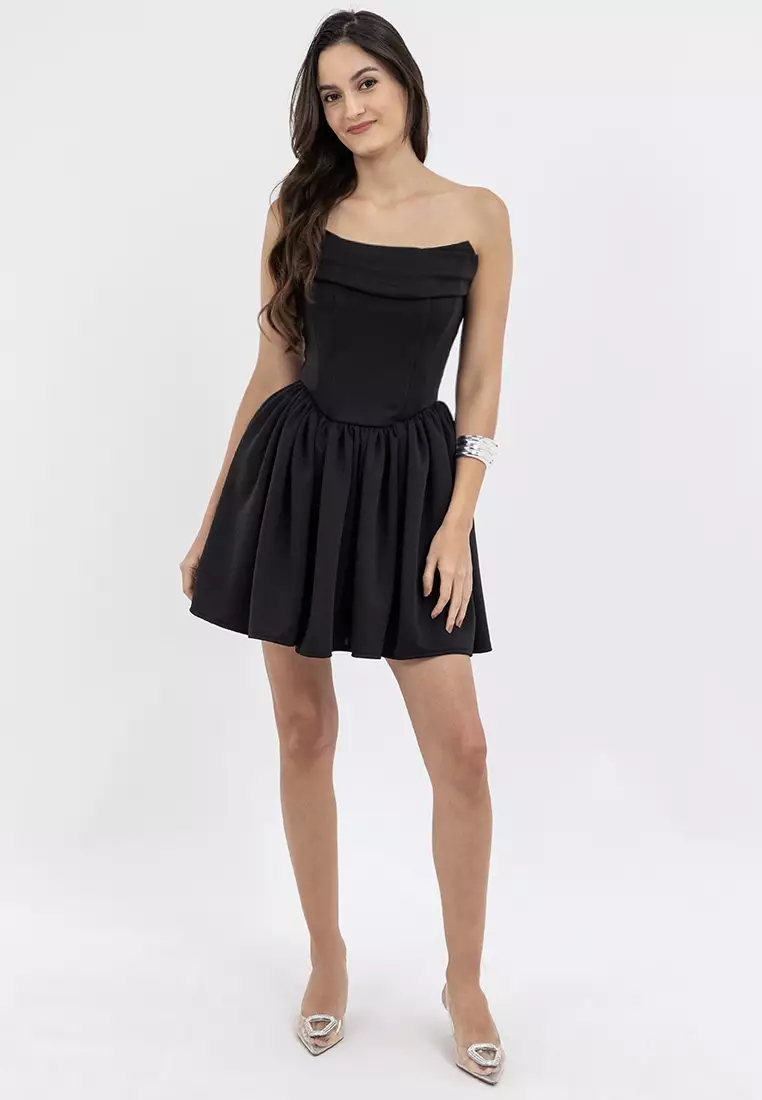 Kayla Strapless Corset Mini Dress