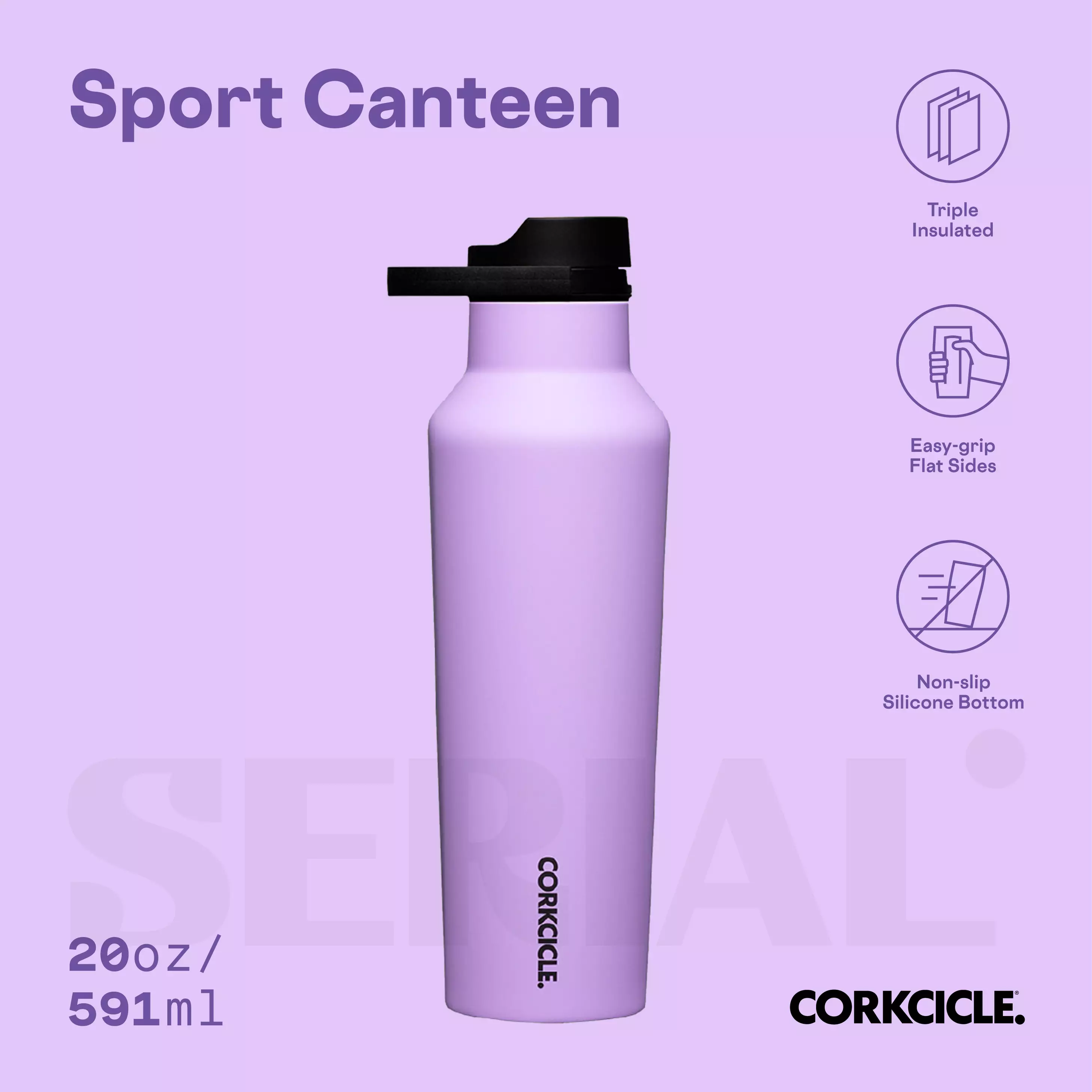 Jual Corkcicle CORKCICLE® Series A Sport Canteen 20oz Sun Soaked