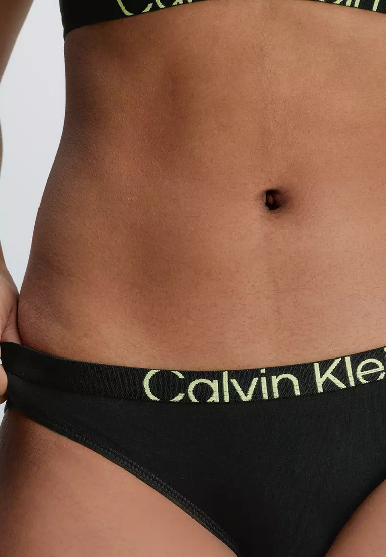 Calvin klein black and gold bikini best sale