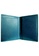 72 SMALLDIVE green and blue 72 Smalldive Unisex Saffiano Bi Colored Passport Wallet In Blue B175FAC75ED87BGS_2