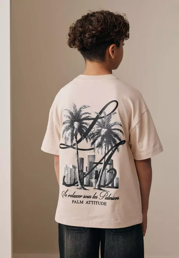 Relaxed Fit Short Sleeve Graphic T-Shirt