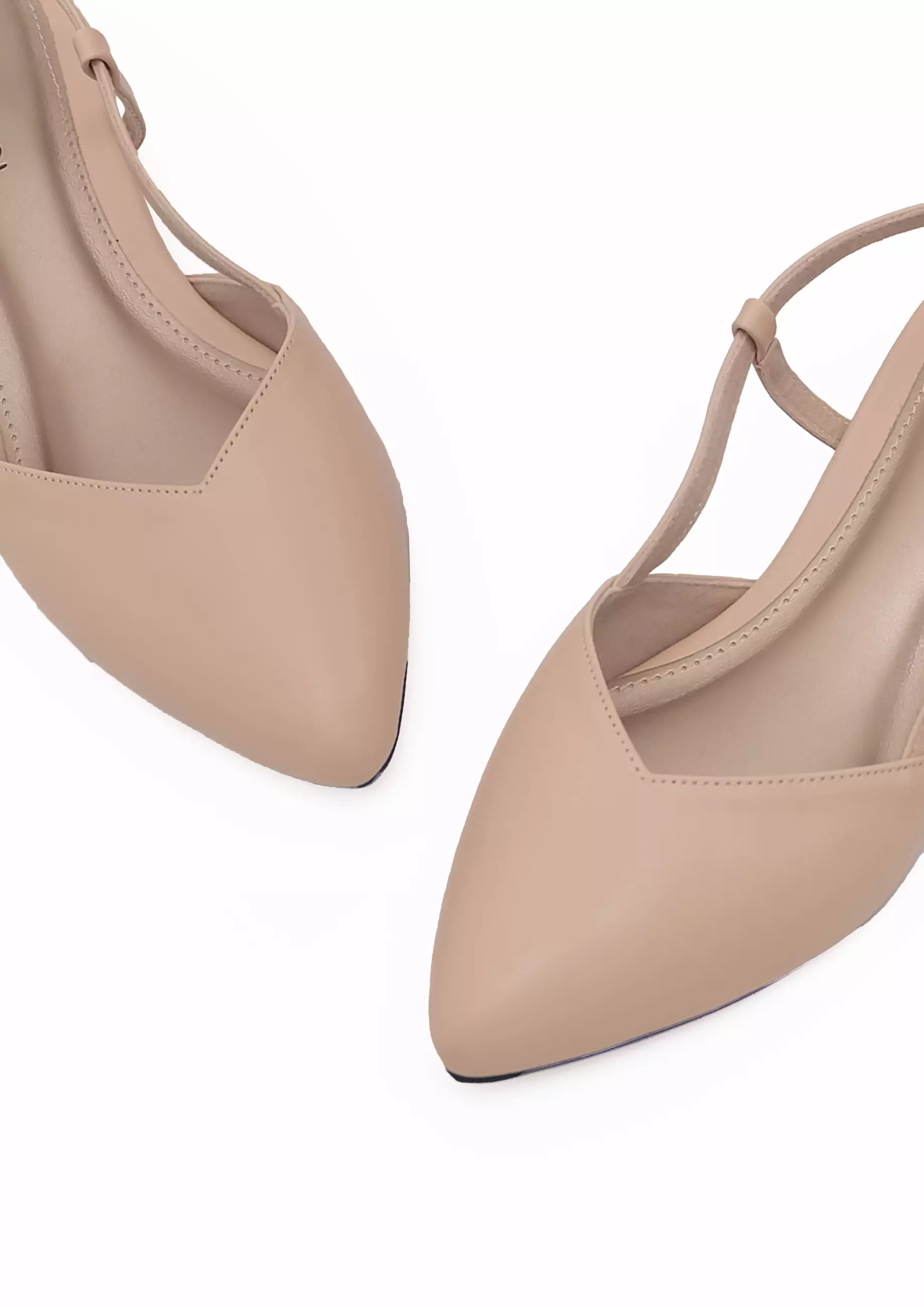 VIVI NICI - Xera Sepatu Sandal Mules Hak 3 cm Pink Lemonade