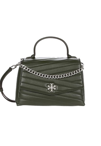 Buy Tory Burch Tory Burch Kira Chevron Top Handle Satchel Poblano 61674 Online Zalora Malaysia