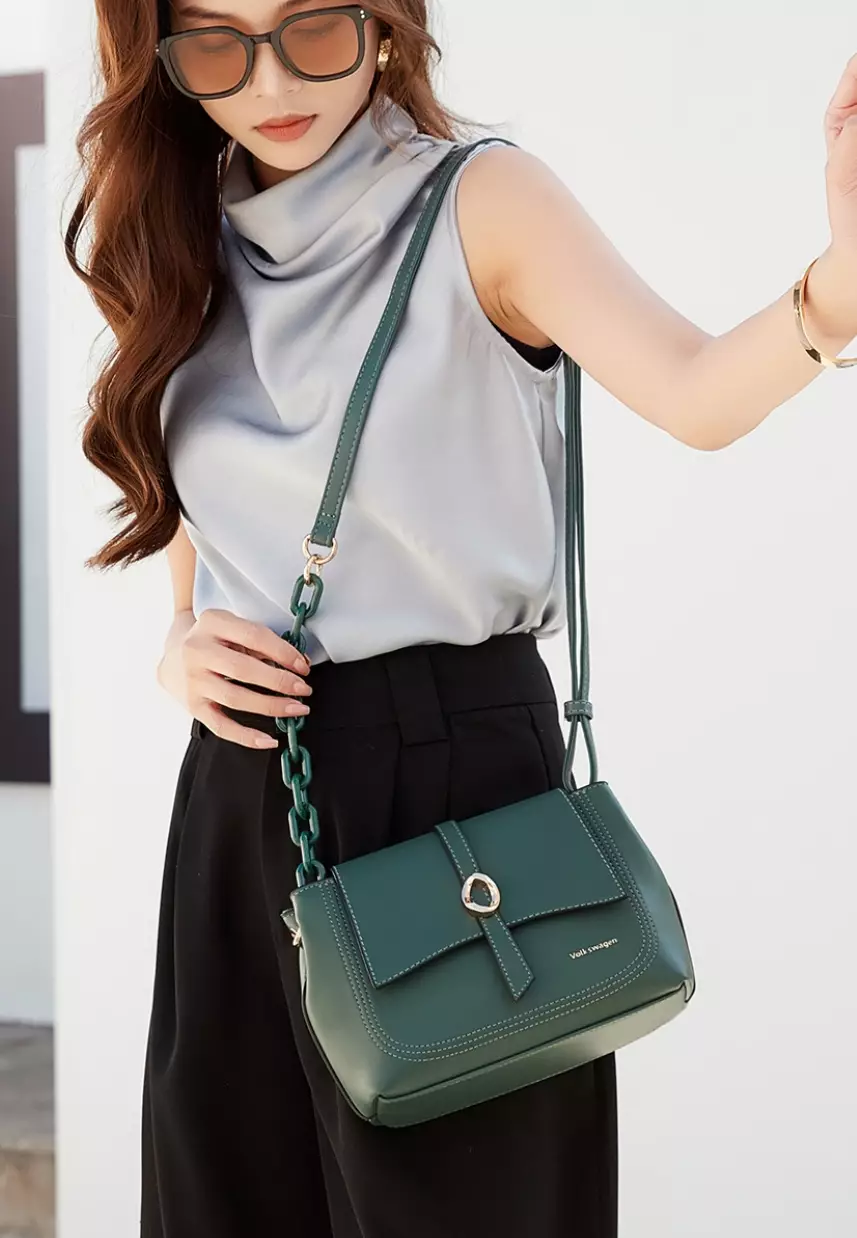 Green sling bags new arrivals