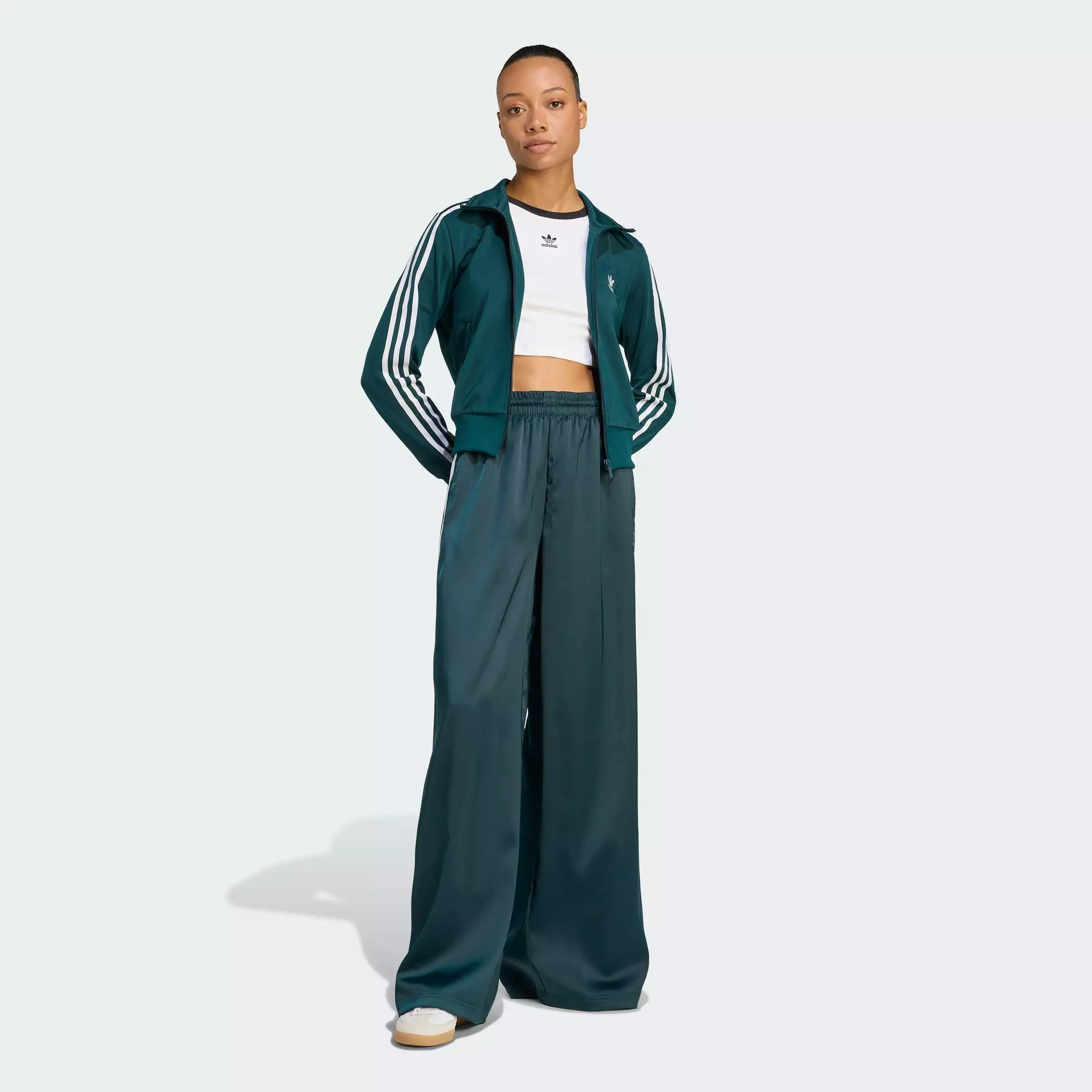 Lifestyle Adicolor Classics Firebird Track Top Women Green JX1484