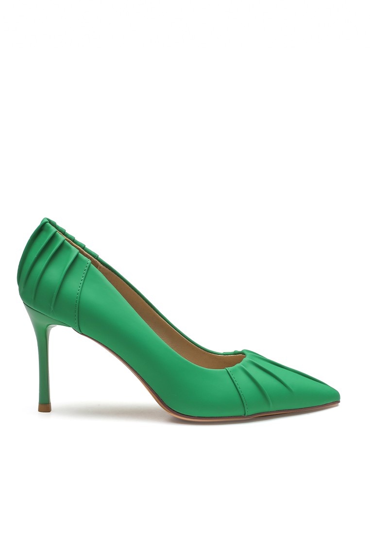 8CM Elegant Faux Leather High Heels Shoes IF85512