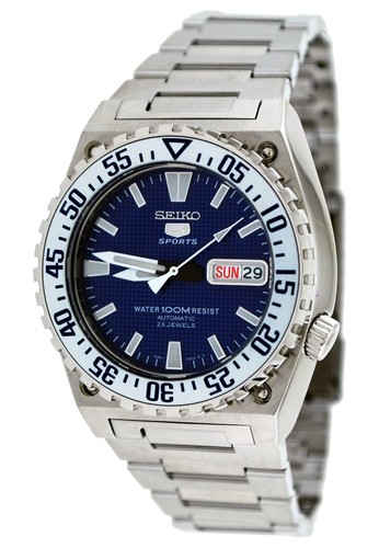 Jual Seiko Seiko 5 Jam Tangan Pria - Silver - Strap 