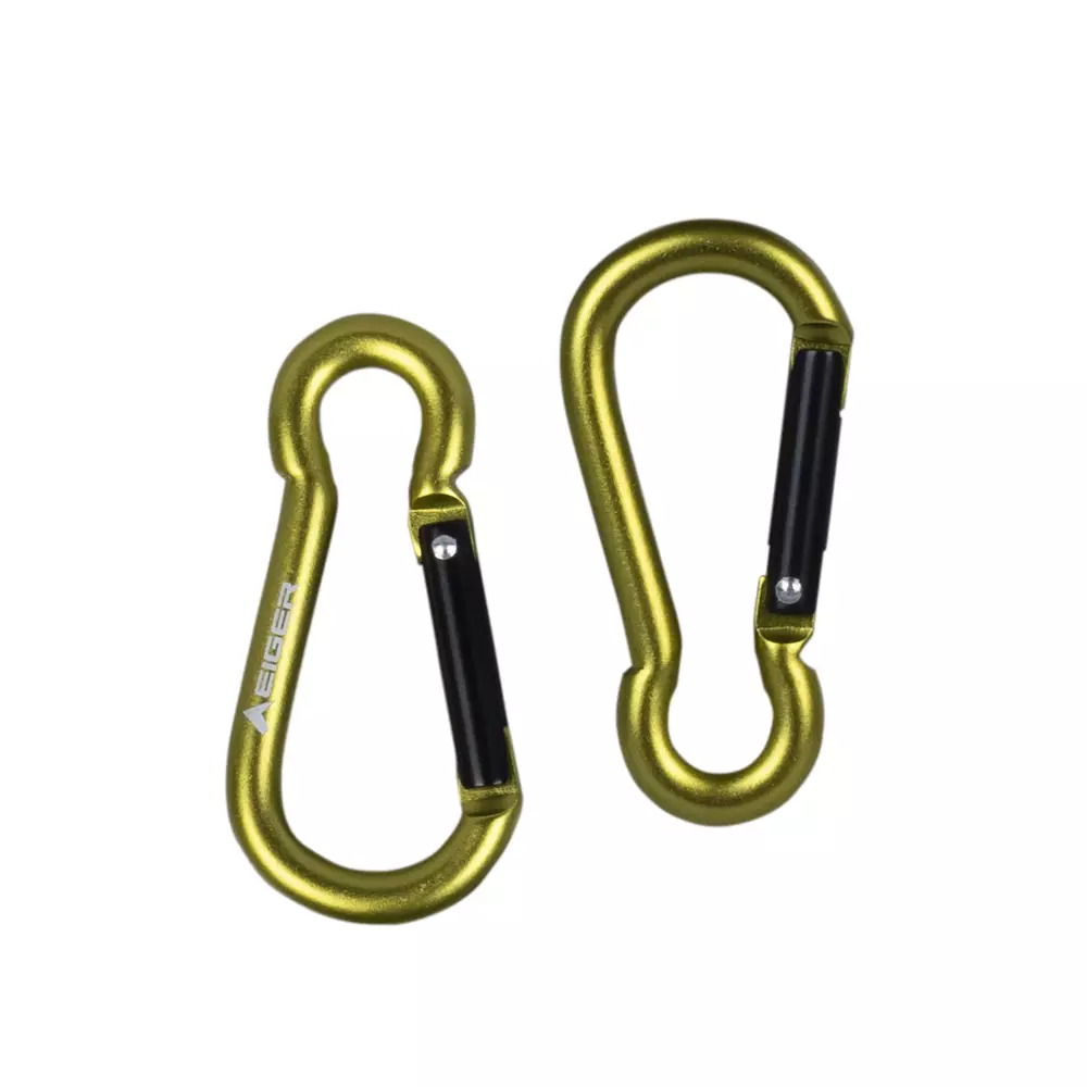 Eiger 6 Mm Pear Shape Carabiner 2 Pc Keychain