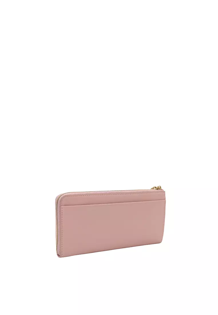 L-Zip Long Wallet - Pink